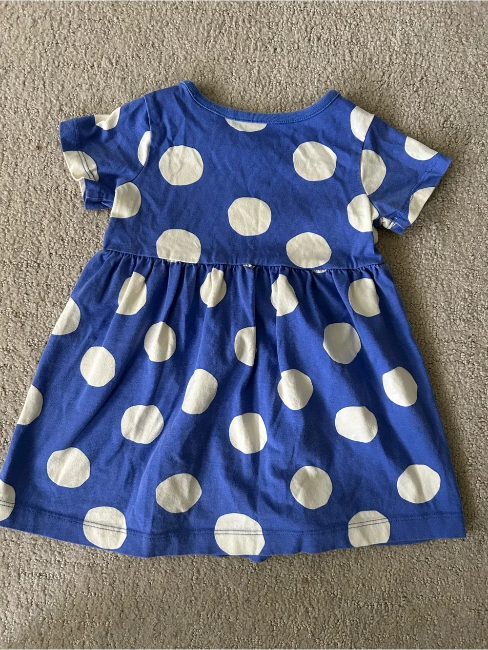 Hanna Andersson girls polka dot print dress cotton summer